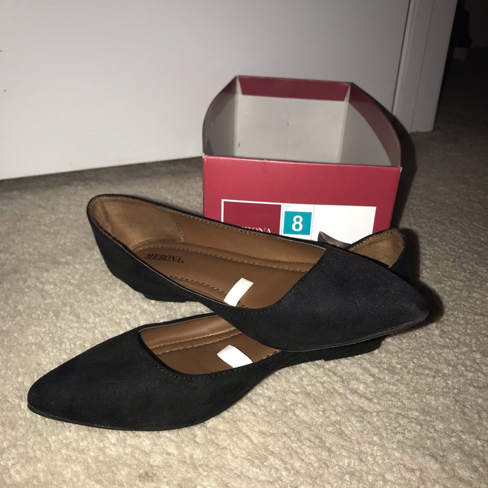 Black Flats Shoes